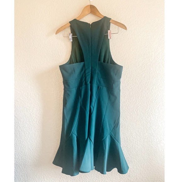 Lulus Sweet Expectations Emerald Green Ruffled Mini Dress XL - Picture 5 of 7